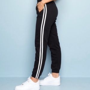 Brandy Melville Striped Sweatpants